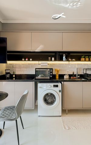 Studio à venda com 33m², 1 quarto e 1 vaga Studio à venda com 33m², 1 quarto e 1 vagaCozinha