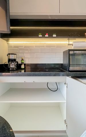Studio à venda com 33m², 1 quarto e 1 vaga Studio à venda com 33m², 1 quarto e 1 vagaCozinha - Armários