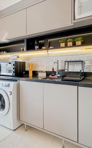 Studio à venda com 33m², 1 quarto e 1 vaga Studio à venda com 33m², 1 quarto e 1 vagaCozinha