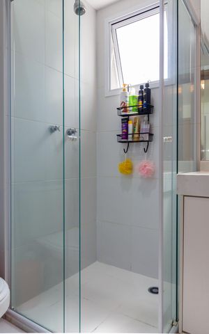 Studio para alugar com 32m², 1 quarto e 1 vaga Studio para alugar com 32m², 1 quarto e 1 vagaBanheiro
