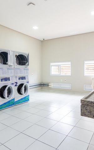 Studio para alugar com 32m², 1 quarto e 1 vaga Studio para alugar com 32m², 1 quarto e 1 vagaÁrea comum - Lavanderia