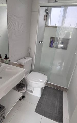 Apartamento à venda com 83m², 3 quartos e 2 vagas Apartamento à venda com 83m², 3 quartos e 2 vagasBanheiro da Suíte