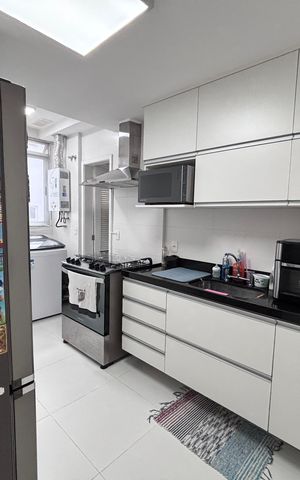Apartamento à venda com 83m², 3 quartos e 2 vagas Apartamento à venda com 83m², 3 quartos e 2 vagasCozinha