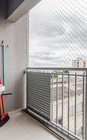 Studio para alugar com 36m², 1 quarto e 1 vagaVaranda