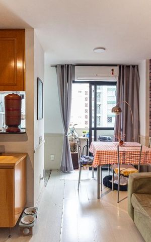 Apartamento à venda com 35m², 1 quarto e 1 vaga Apartamento à venda com 35m², 1 quarto e 1 vagaSala