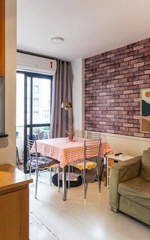 Apartamento à venda com 35m², 1 quarto e 1 vaga Apartamento à venda com 35m², 1 quarto e 1 vagaSala