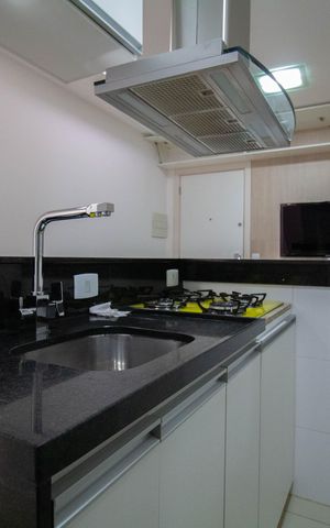 Apartamento para alugar com 35m², 1 quarto e 1 vaga Apartamento para alugar com 35m², 1 quarto e 1 vagaCozinha e Área de Serviço