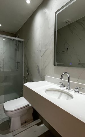 Apartamento para alugar com 143m², 4 quartos e 2 vagas Apartamento para alugar com 143m², 4 quartos e 2 vagasBanheiro Social