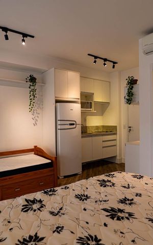 Studio para alugar com 34m², 1 quarto e 1 vaga Studio para alugar com 34m², 1 quarto e 1 vagaStudio
