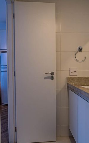 Studio para alugar com 34m², 1 quarto e 1 vaga Studio para alugar com 34m², 1 quarto e 1 vagaBanheiro