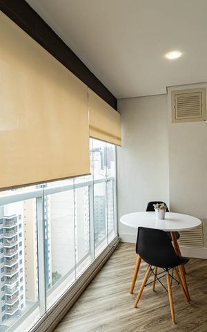 Studio para alugar com 34m², 1 quarto e 1 vaga Studio para alugar com 34m², 1 quarto e 1 vagaVaranda