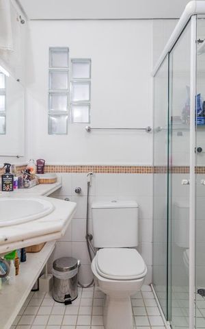 Apartamento para alugar com 146m², 3 quartos e 1 vagaBanheiro da Suíte 2