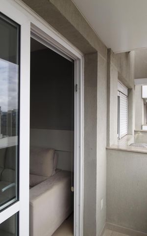 Apartamento para alugar com 52m², 1 quarto e 1 vagaSacada da Cozinha