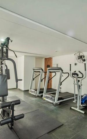 Apartamento para alugar com 44m², 1 quarto e 1 vaga Apartamento para alugar com 44m², 1 quarto e 1 vagaÁrea comum - Academia