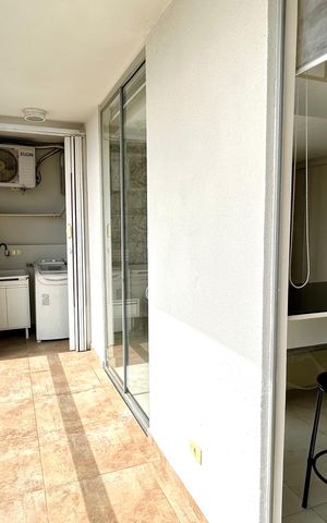 Studio para alugar com 38m², 1 quarto e 1 vaga Studio para alugar com 38m², 1 quarto e 1 vagaSacada