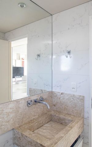 Apartamento para alugar com 38m², 1 quarto e 1 vaga Apartamento para alugar com 38m², 1 quarto e 1 vagaBanheiro