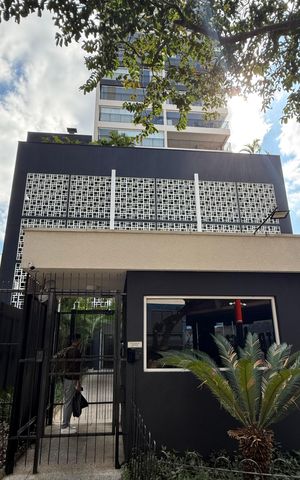 Studio para alugar com 35m², 1 quarto e 1 vaga Studio para alugar com 35m², 1 quarto e 1 vagaFachada
