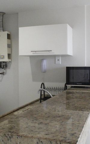 Apartamento para alugar com 45m², 1 quarto e 1 vagaCozinha/Área de serviço