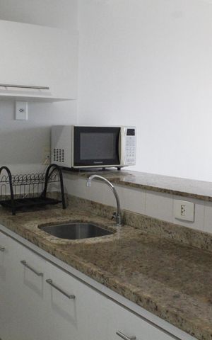 Apartamento para alugar com 45m², 1 quarto e 1 vagaCozinha/Área de serviço