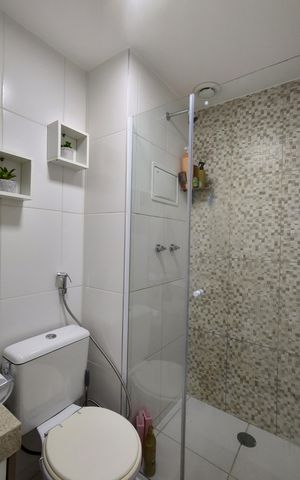 Apartamento para alugar com 84m², 2 quartos e 1 vagaBanheiro Social
