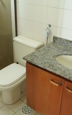 Apartamento para alugar com 85m², 3 quartos e 2 vagasBanheiro da Suíte