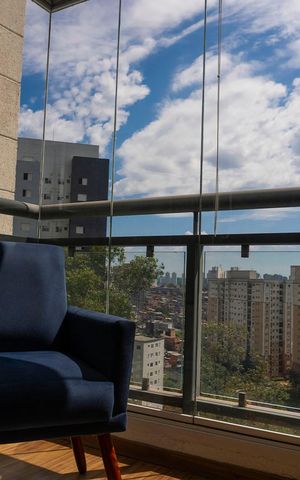 Apartamento à venda com 51m², 1 quarto e 1 vaga Apartamento à venda com 51m², 1 quarto e 1 vagaVaranda da Sala
