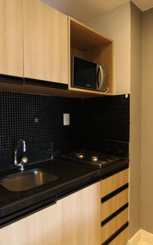 Studio à venda com 36m², 1 quarto e 1 vagaCozinha