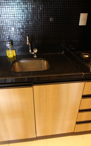Studio à venda com 36m², 1 quarto e 1 vagaCozinha