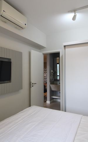 Studio à venda com 36m², 1 quarto e 1 vagaQuarto