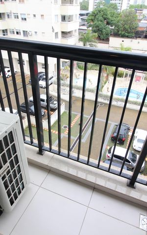 Studio à venda com 36m², 1 quarto e 1 vagaVaranda