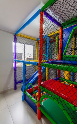Apartamento para alugar com 55m², 2 quartos e 1 vaga Apartamento para alugar com 55m², 2 quartos e 1 vagaÁrea Comum - Brinquedoteca