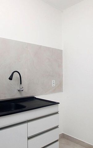 Apartamento para alugar com 35m², 1 quarto e 1 vagaCozinha + Área de Serviço