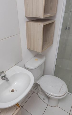 Apartamento à venda com 41m², 2 quartos e sem vagaBanheiro