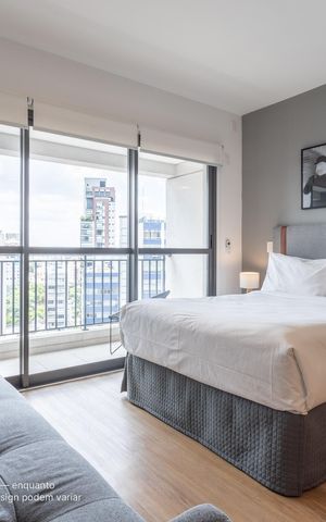 Studio para alugar com 40m², 1 quarto e sem vaga