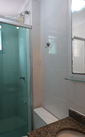 Apartamento à venda com 51m², 2 quartos e 2 vagasBanheiro da Suíte