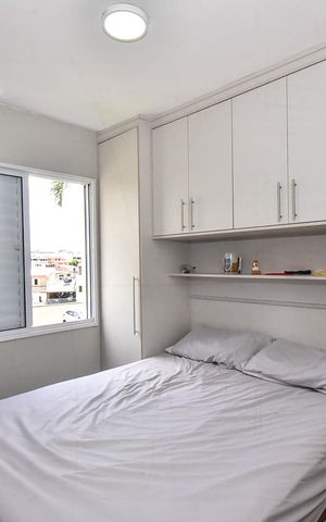 Apartamento à venda com 50m², 2 quartos e 1 vagaQuarto 2