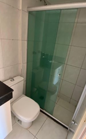 Apartamento à venda com 60m², 2 quartos e sem vagaBanheiro da Suíte