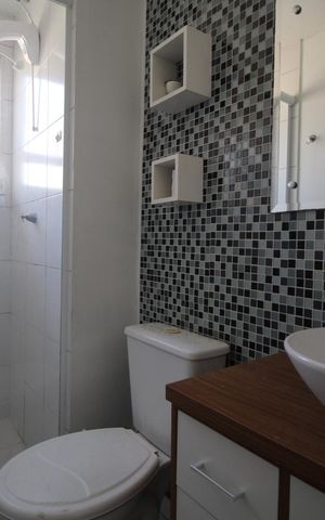 Apartamento à venda com 45m², 2 quartos e 1 vagaBanheiro
