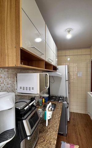 Apartamento para alugar com 56m², 2 quartos e 1 vaga Apartamento para alugar com 56m², 2 quartos e 1 vagaCozinha e Área de Serviço