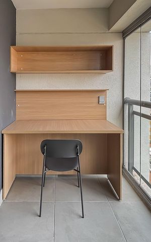 Apartamento para alugar com 32m², 1 quarto e sem vaga Apartamento para alugar com 32m², 1 quarto e sem vagaVaranda