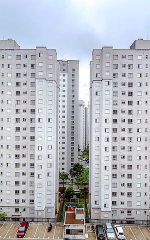 Apartamento à venda com 45m², 2 quartos e 1 vagaVista do Quarto 2