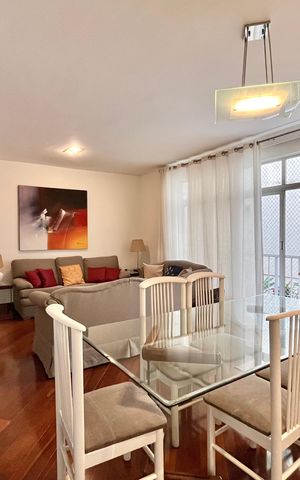 Apartamento para alugar com 121m², 3 quartos e 2 vagas Apartamento para alugar com 121m², 3 quartos e 2 vagasSala