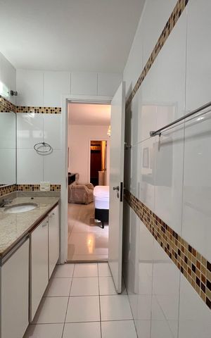 Apartamento para alugar com 121m², 3 quartos e 2 vagas Apartamento para alugar com 121m², 3 quartos e 2 vagasBanheiro da suíte