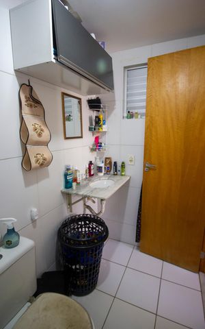 Apartamento à venda com 55m², 2 quartos e 1 vagaBanheiro social