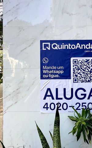 Apartamento para alugar com 45m², 1 quarto e sem vaga Apartamento para alugar com 45m², 1 quarto e sem vagaPlaca