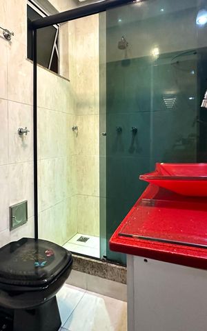 Apartamento para alugar com 35m², 1 quarto e sem vaga Apartamento para alugar com 35m², 1 quarto e sem vagaBanheiro social