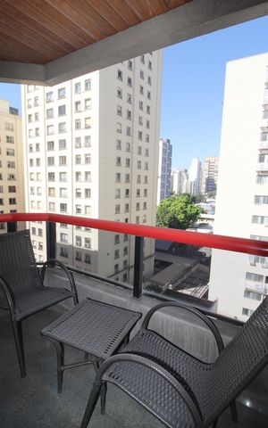 Apartamento para alugar com 48m², 1 quarto e 1 vaga Apartamento para alugar com 48m², 1 quarto e 1 vagaVaranda