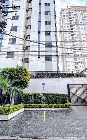 Apartamento para alugar com 41m², 1 quarto e 1 vagaFachada com Plaquinha
