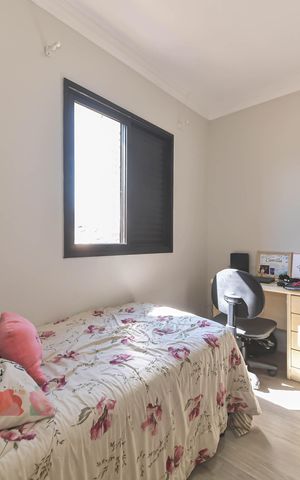 Apartamento à venda com 76m², 3 quartos e 1 vagaQuarto 1