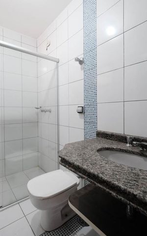 Apartamento à venda com 124m², 3 quartos e 2 vagasBanheiro Social